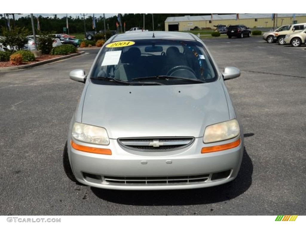 2004 Aveo LS Hatchback - Galaxy Silver Metallic / Gray photo #2