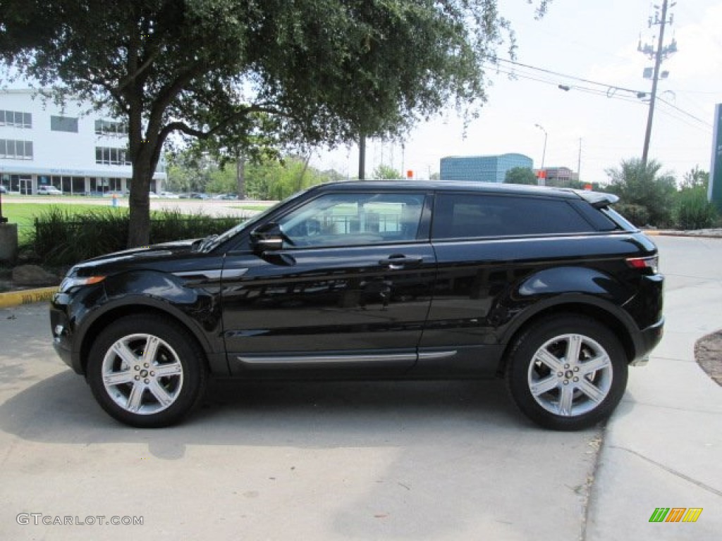 Santorini Black Metallic 2013 Land Rover Range Rover Evoque Pure Exterior Photo #84812247