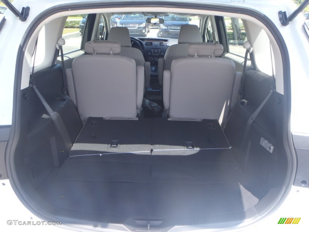 2013 MAZDA5 Sport - Crystal White Pearl / Sand photo #4