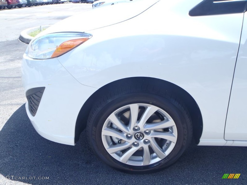 2013 MAZDA5 Sport - Crystal White Pearl / Sand photo #6