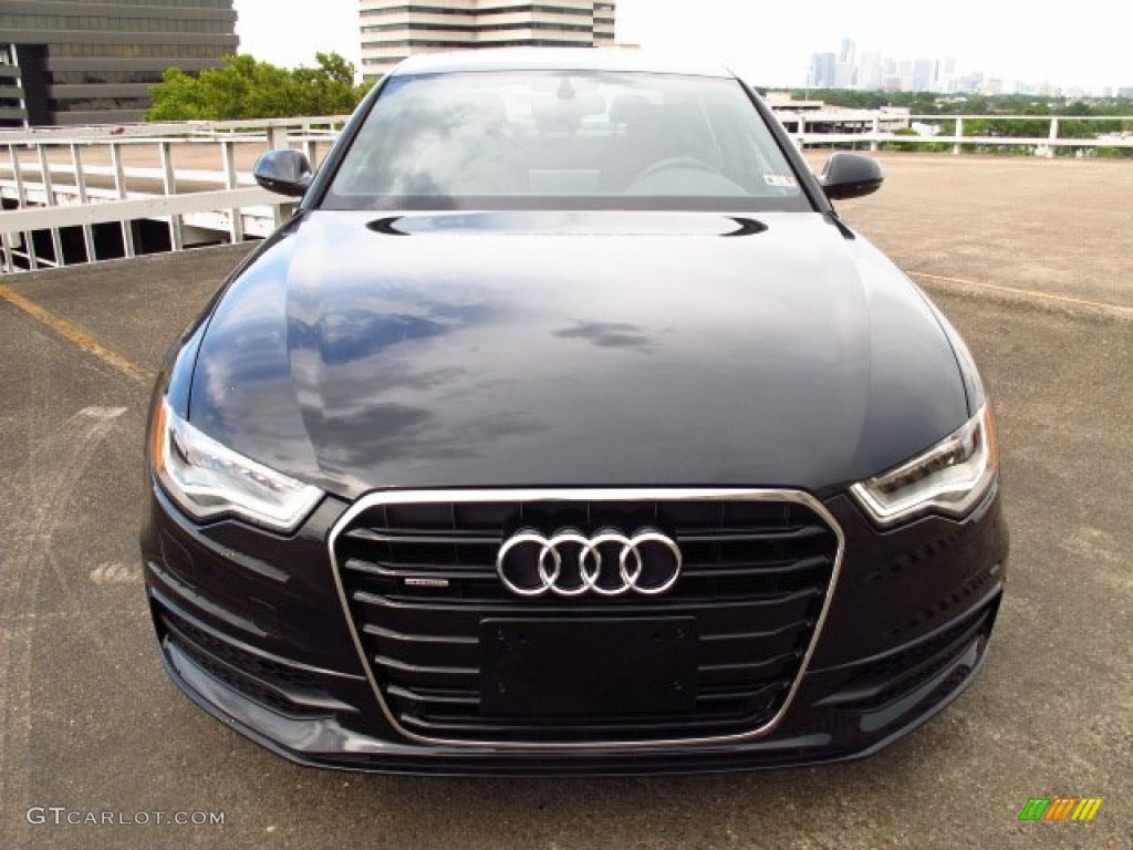 Phantom Black Pearl 2014 Audi A6 3.0T quattro Sedan Exterior Photo #84812670