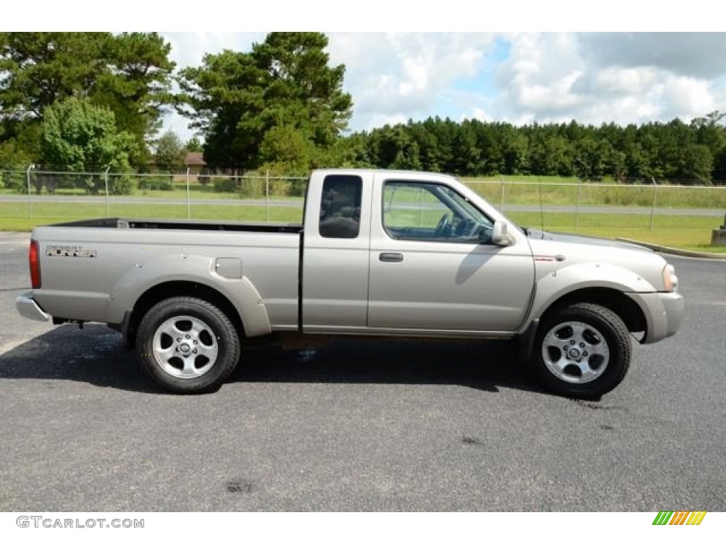 2001 Frontier SC V6 King Cab Desert Runner - Sand Dune Metallic / Black photo #4