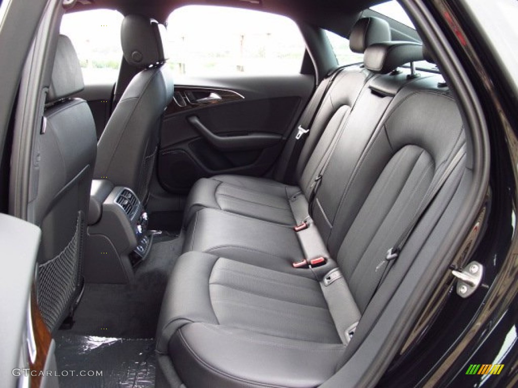 Black Interior 2014 Audi A6 3.0T quattro Sedan Photo #84812850