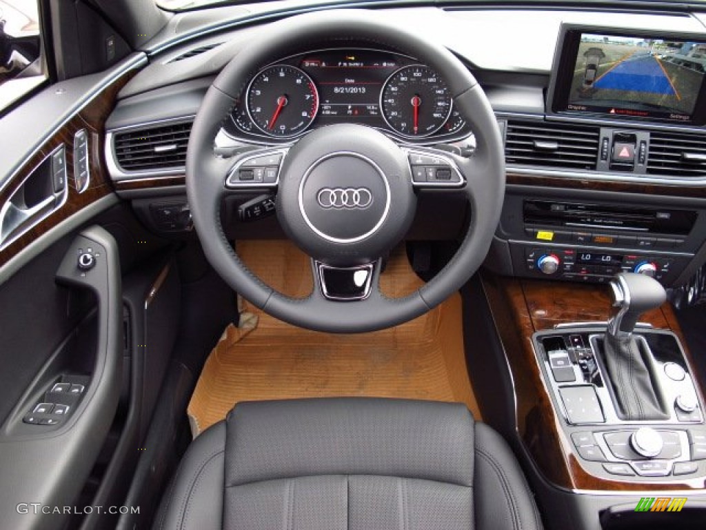 2014 Audi A6 3.0T quattro Sedan Black Dashboard Photo #84812871
