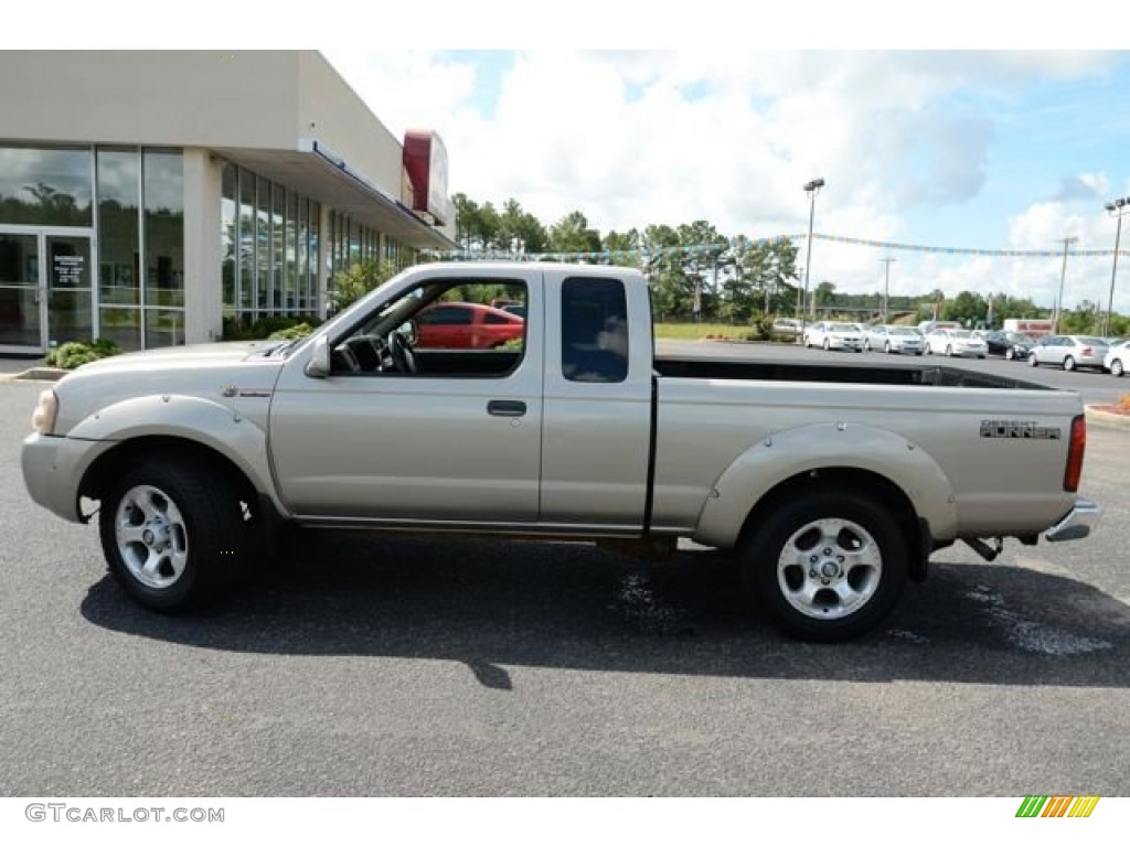 2001 Frontier SC V6 King Cab Desert Runner - Sand Dune Metallic / Black photo #10