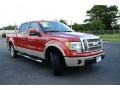 2010 Red Candy Metallic Ford F150 Lariat SuperCrew  photo #3