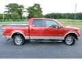 2010 Red Candy Metallic Ford F150 Lariat SuperCrew  photo #4