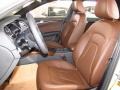 Chestnut Brown/Black Interior Photo for 2014 Audi A4 #84814626