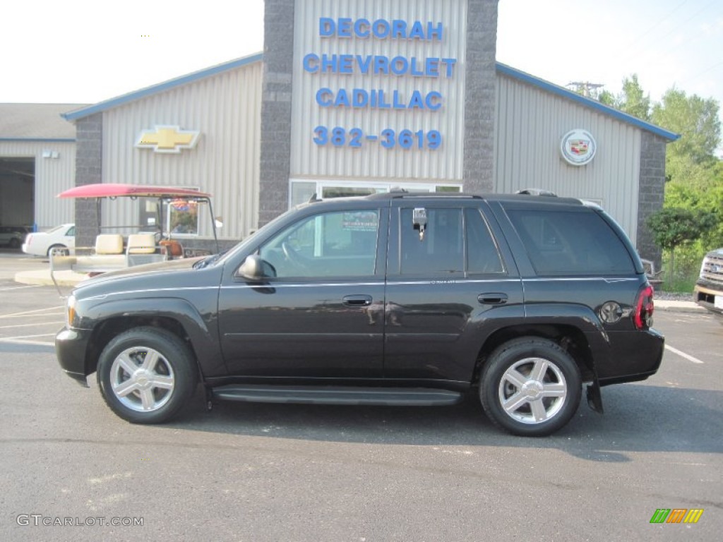 2008 TrailBlazer LT 4x4 - Black Granite Metallic / Ebony photo #1