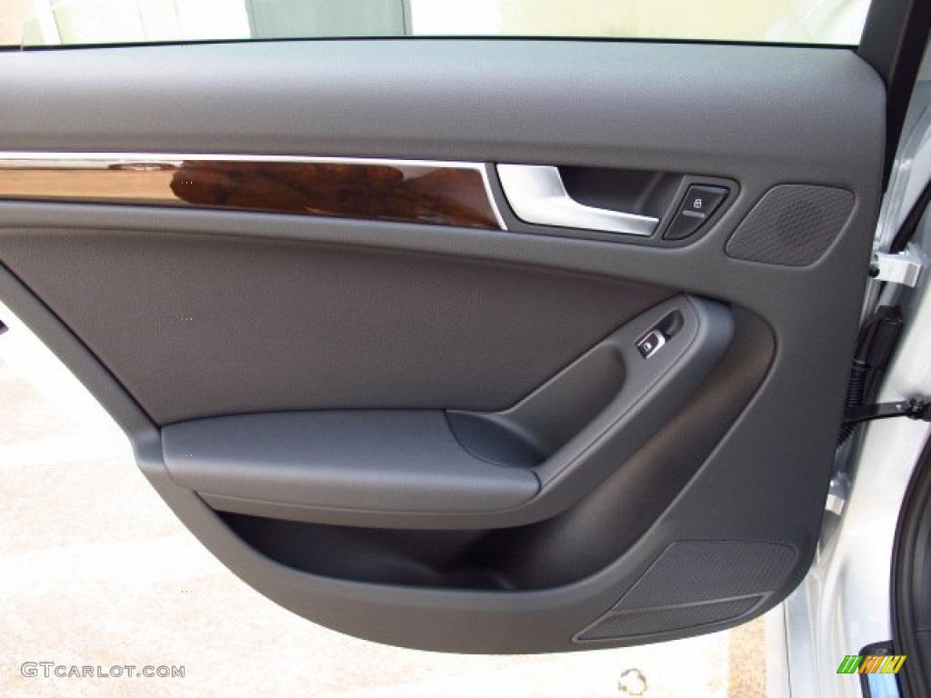 2014 Audi A4 2.0T Sedan Black Door Panel Photo #84815169