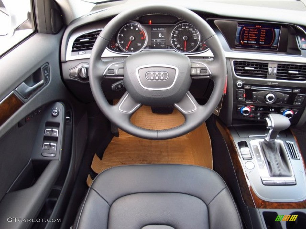2014 Audi A4 2.0T Sedan Black Dashboard Photo #84815211