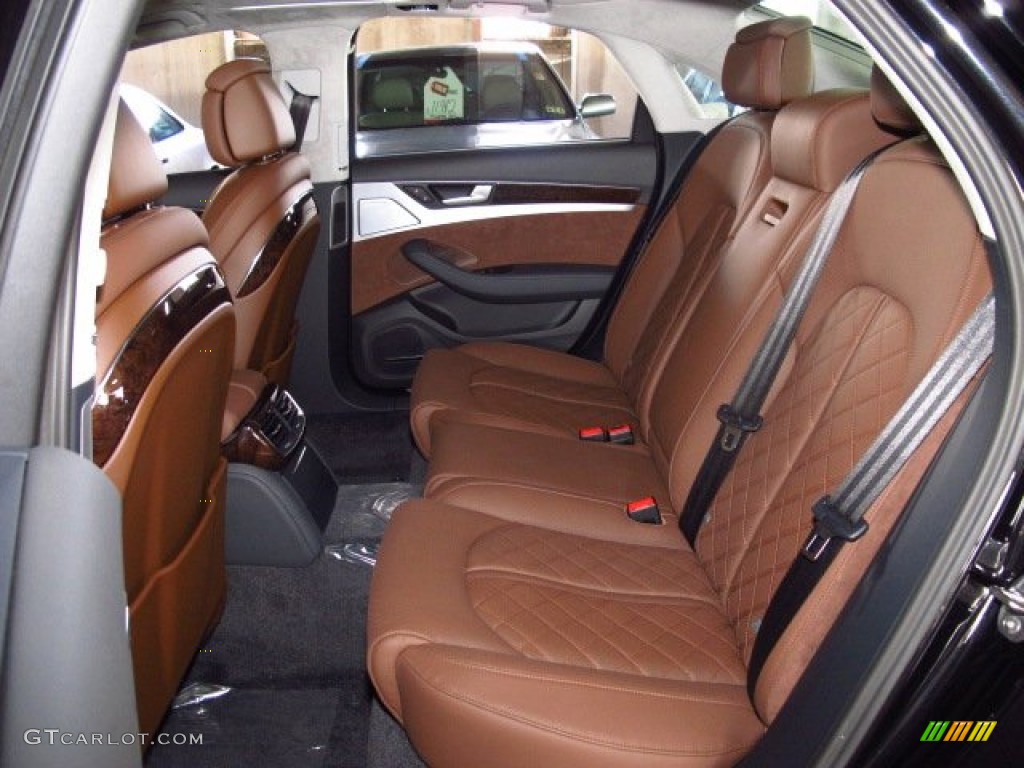 2014 Audi A8 L 4.0T quattro Rear Seat Photo #84815790