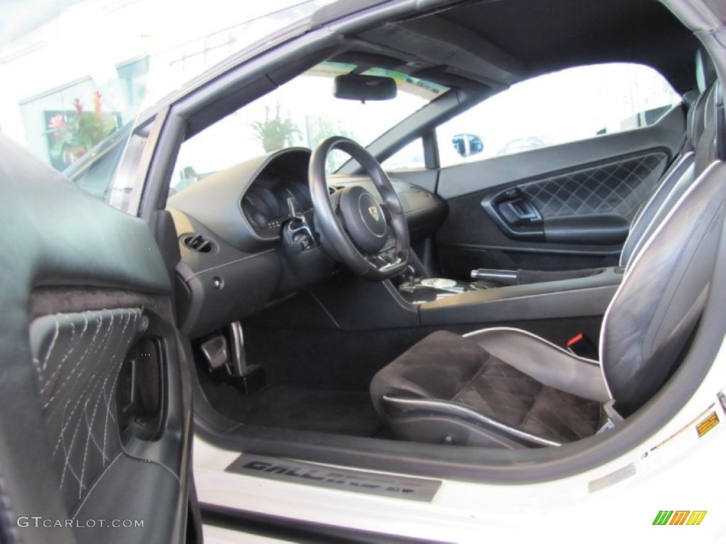 Nero Perseus Interior 2007 Lamborghini Gallardo Spyder Photo #84815846