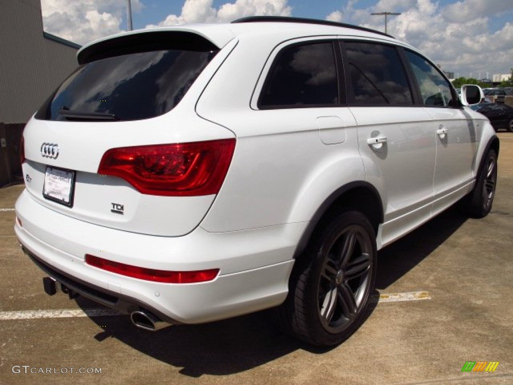 2014 Q7 3.0 TDI quattro S Line Package - Glacier White Metallic / Black photo #2