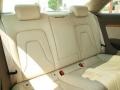 2009 Audi A5 Linen Beige Interior Rear Seat Photo