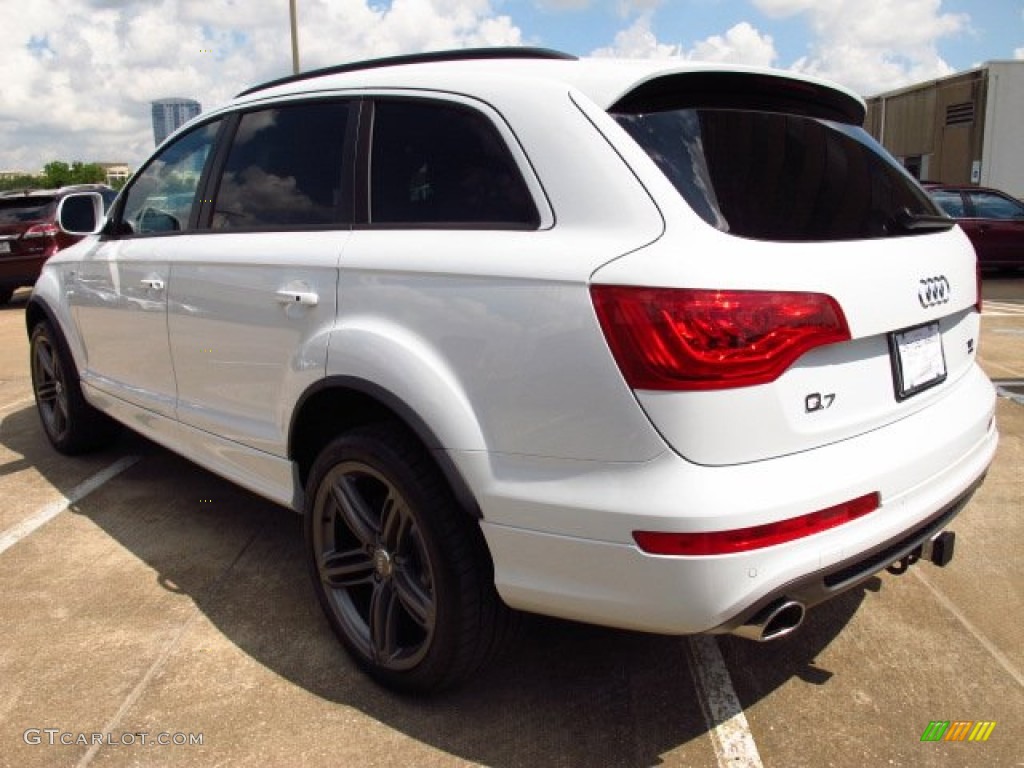 Glacier White Metallic 2014 Audi Q7 3.0 TDI quattro S Line Package Exterior Photo #84816291