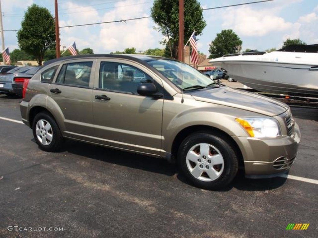 2008 Caliber SE - Light Khaki Metallic / Pastel Pebble Beige photo #2
