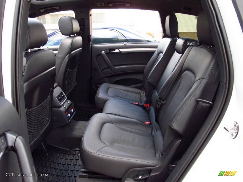 Black Interior 2014 Audi Q7 3.0 TDI quattro S Line Package Photo #84816567