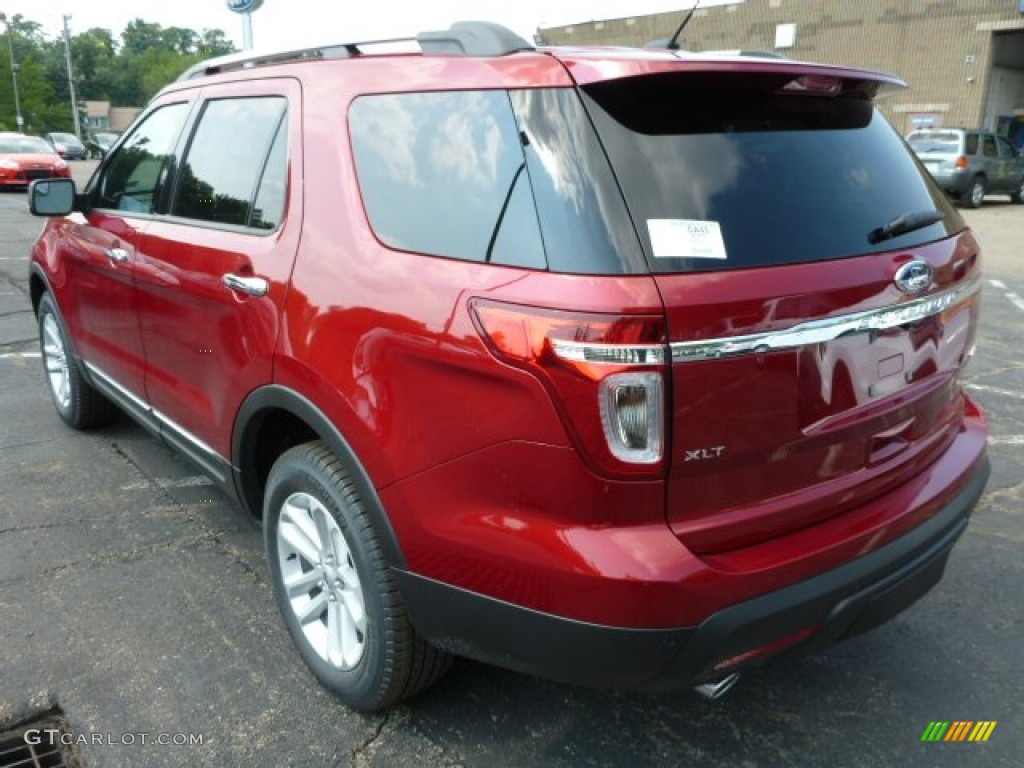 2014 Explorer XLT 4WD - Ruby Red / Charcoal Black photo #4