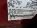 RR: Ruby Red 2014 Ford Explorer XLT 4WD Color Code