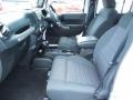 2011 Jeep Wrangler Unlimited Black Interior Front Seat Photo