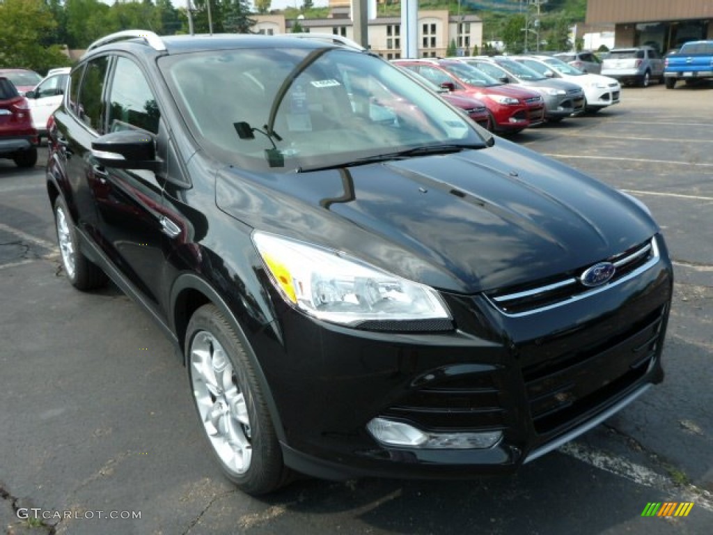 2014 Escape Titanium 2.0L EcoBoost 4WD - Tuxedo Black / Charcoal Black photo #1