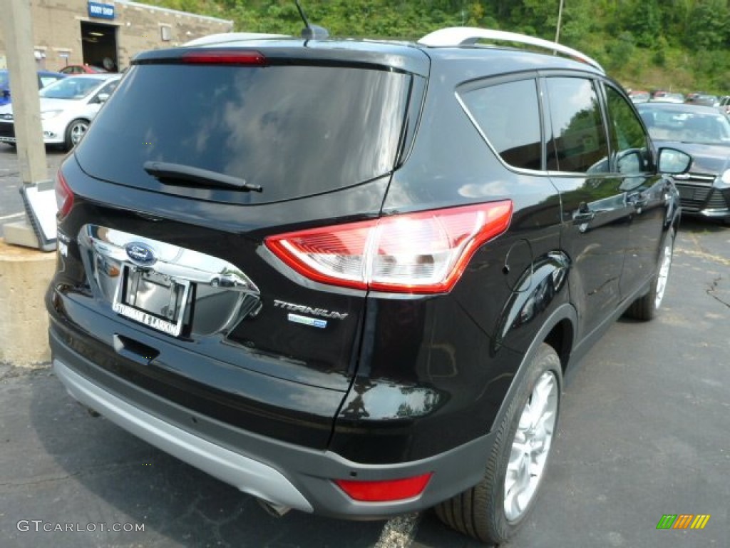 2014 Escape Titanium 2.0L EcoBoost 4WD - Tuxedo Black / Charcoal Black photo #2