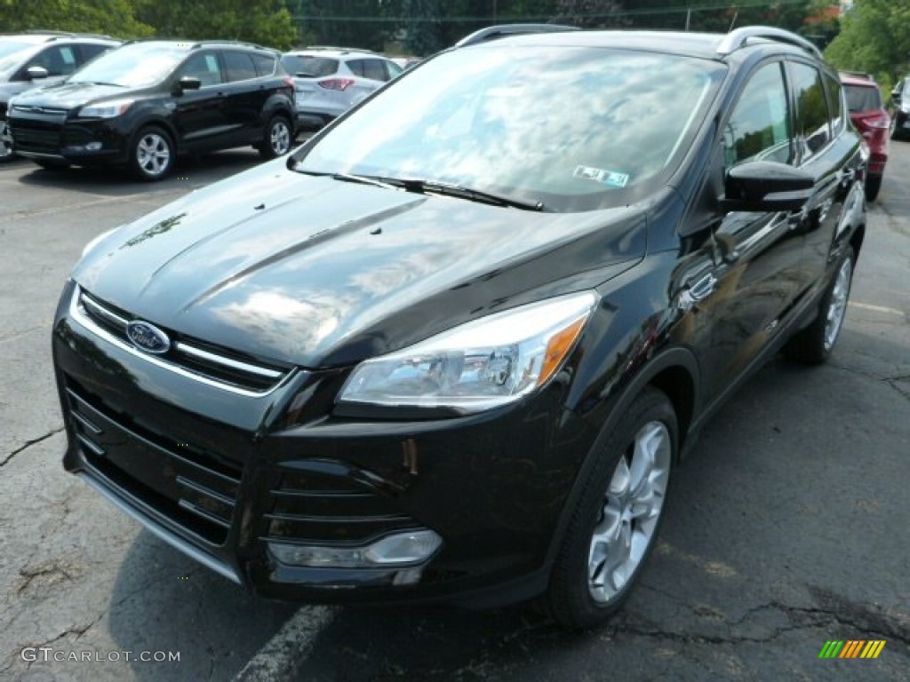 2014 Escape Titanium 2.0L EcoBoost 4WD - Tuxedo Black / Charcoal Black photo #5