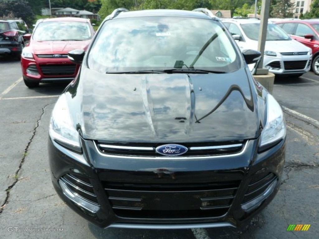 2014 Escape Titanium 2.0L EcoBoost 4WD - Tuxedo Black / Charcoal Black photo #6