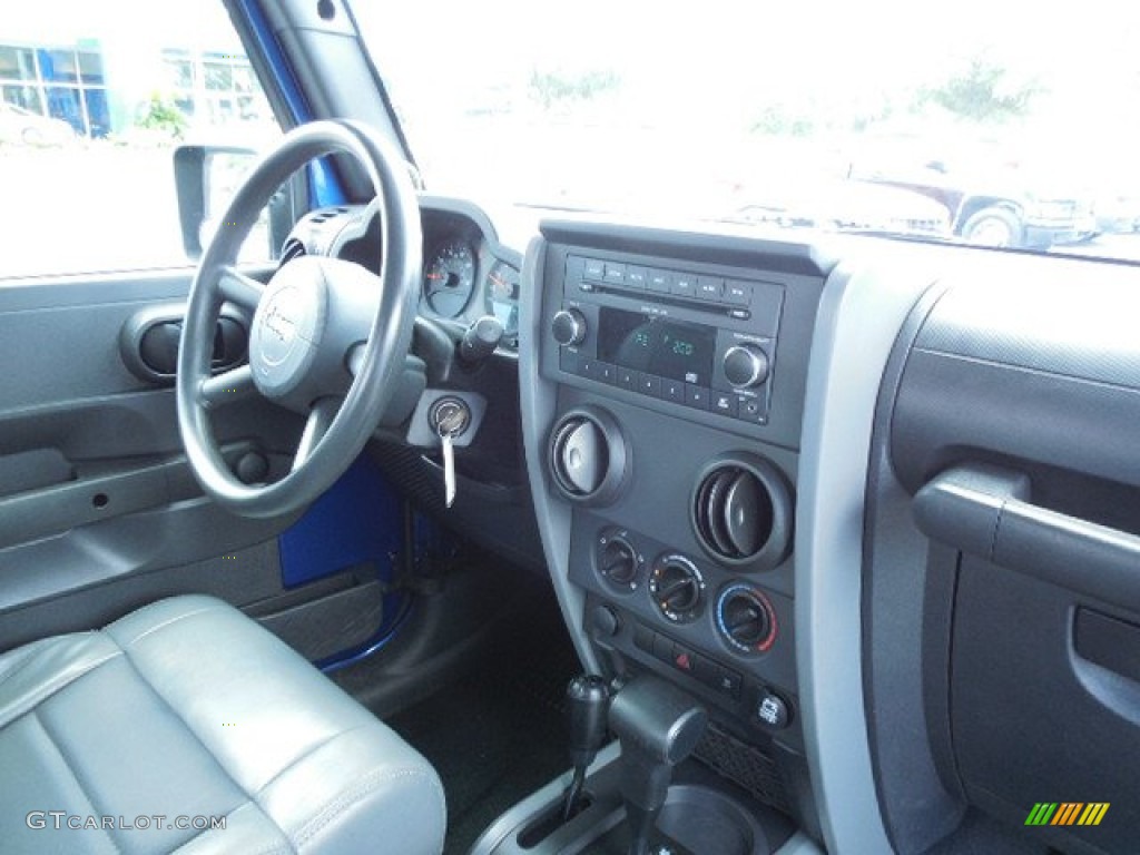 2009 Wrangler X 4x4 - Deep Water Blue Pearl Coat / Dark Slate Gray/Medium Slate Gray photo #11