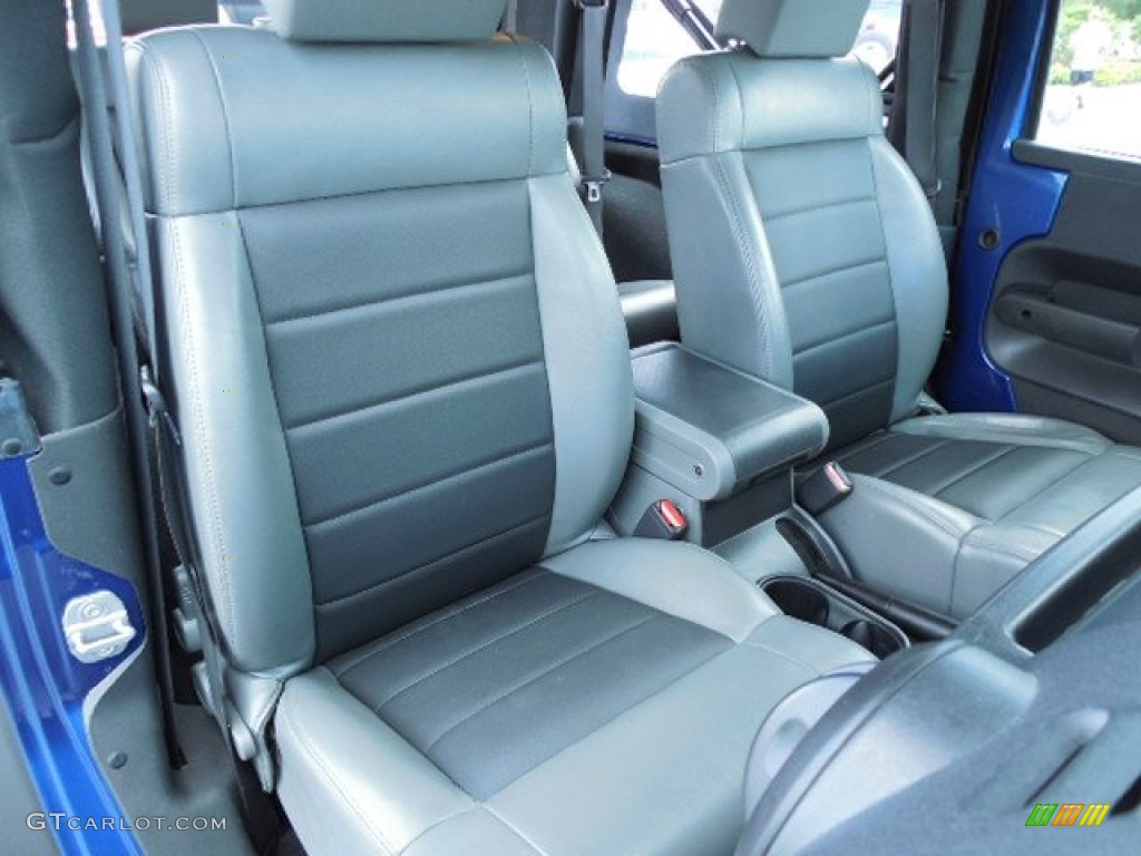 2009 Wrangler X 4x4 - Deep Water Blue Pearl Coat / Dark Slate Gray/Medium Slate Gray photo #12