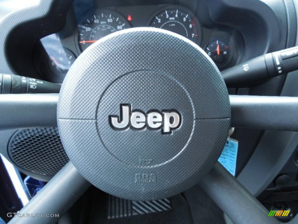 2009 Wrangler X 4x4 - Deep Water Blue Pearl Coat / Dark Slate Gray/Medium Slate Gray photo #22