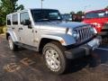 2013 Billet Silver Metallic Jeep Wrangler Unlimited Sahara 4x4  photo #2