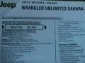 Black - Wrangler Unlimited Sahara 4x4 Photo No. 8