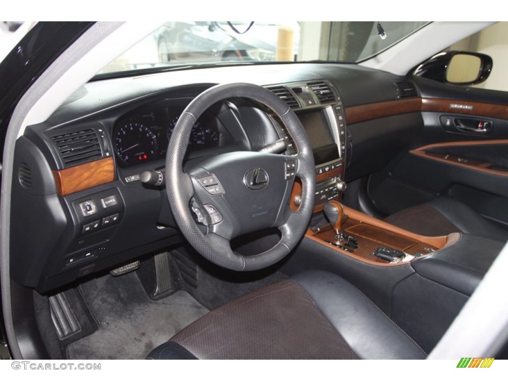 Black/Saddle Tan Interior 2010 Lexus LS 460 Photo #84818361