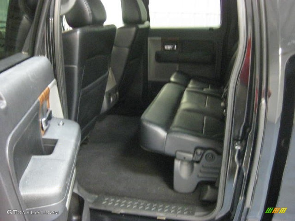 2004 F150 Lariat SuperCrew 4x4 - Black / Black photo #12