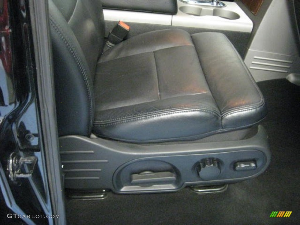2004 F150 Lariat SuperCrew 4x4 - Black / Black photo #16