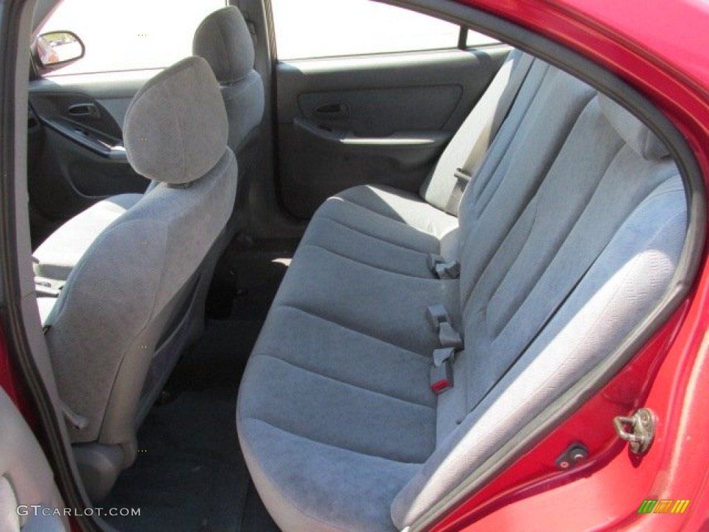 2005 Elantra GLS Sedan - Electric Red Metallic / Gray photo #16