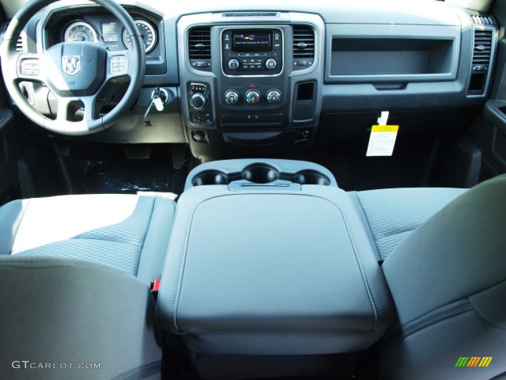 2014 Ram 1500 Tradesman Quad Cab 4x4 Black/Diesel Gray Dashboard Photo #84818889