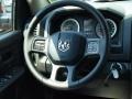 Black/Diesel Gray 2014 Ram 1500 Tradesman Quad Cab 4x4 Steering Wheel