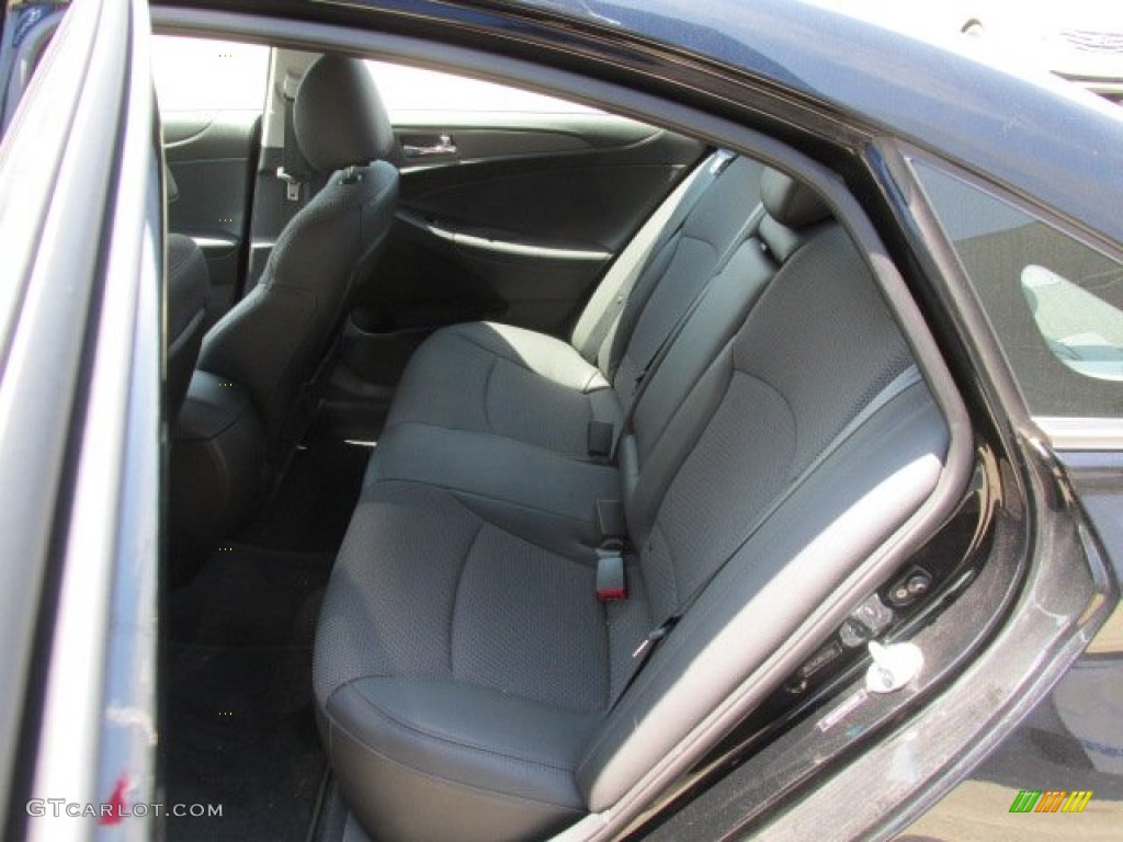 2011 Sonata SE - Midnight Black / Black photo #13