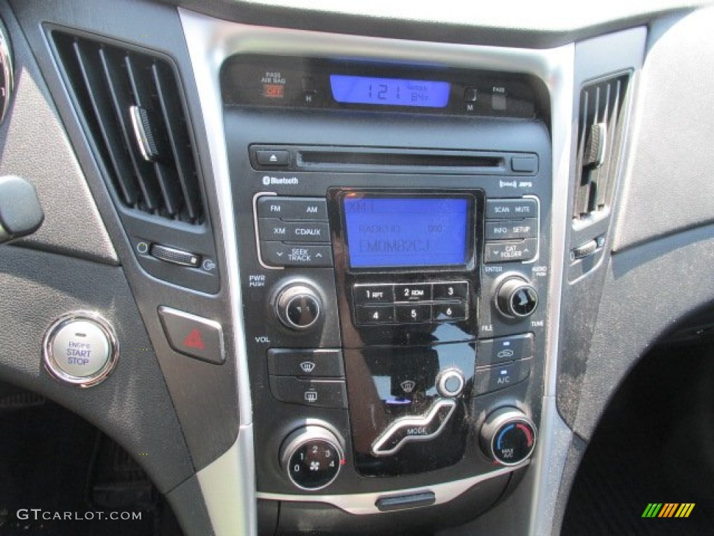 2011 Sonata SE - Midnight Black / Black photo #14