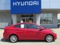 2012 Boston Red Hyundai Accent GLS 4 Door  photo #2