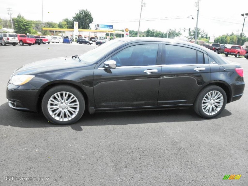 Black 2012 Chrysler 200 Limited Sedan Exterior Photo #84820701