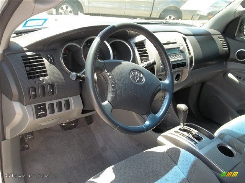 2008 Tacoma V6 PreRunner Double Cab - Silver Streak Mica / Graphite Gray photo #7