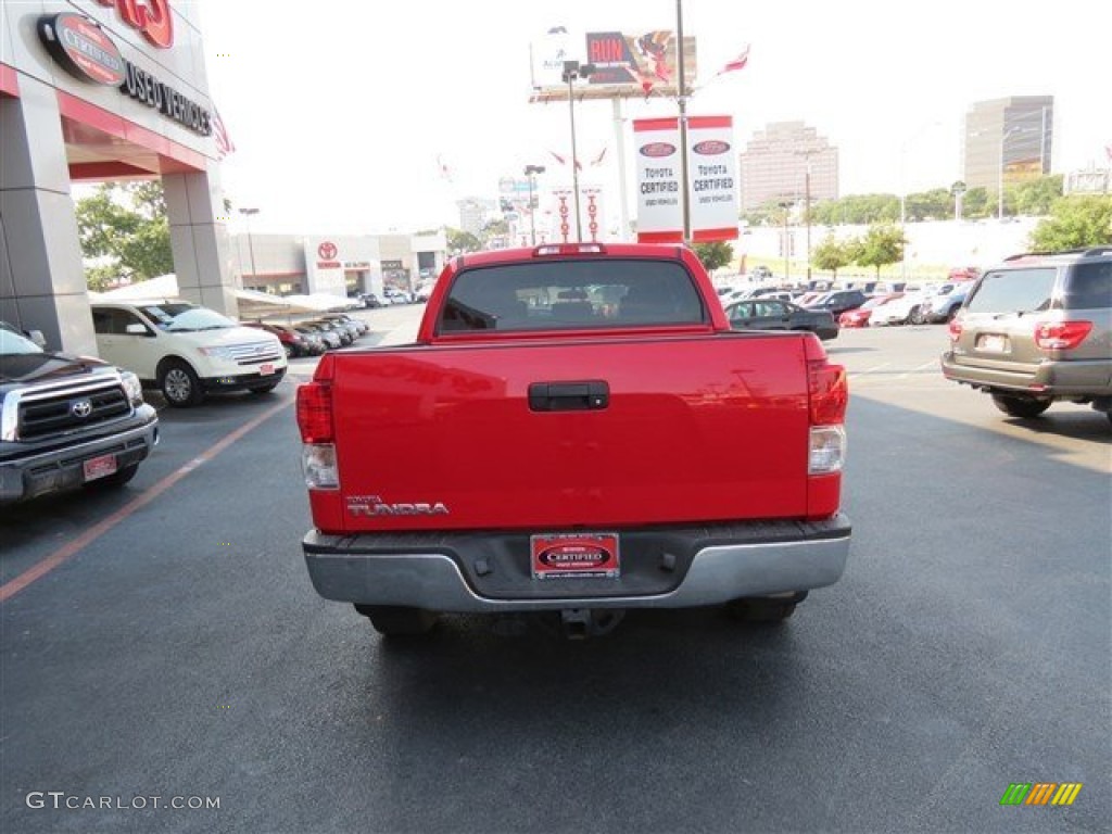 2010 Tundra TRD CrewMax - Radiant Red / Graphite Gray photo #6