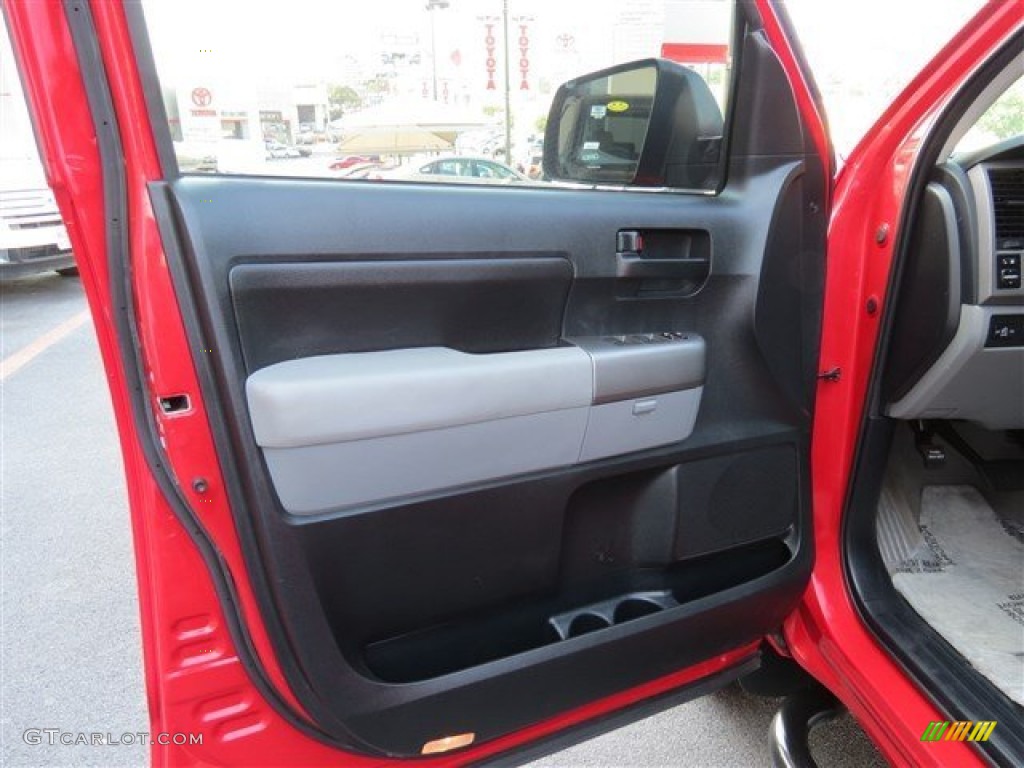 2010 Tundra TRD CrewMax - Radiant Red / Graphite Gray photo #10