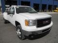 Summit White 2014 GMC Sierra 3500HD Crew Cab 4x4 Dually Exterior