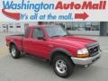 1999 Bright Red Ford Ranger XLT Extended Cab 4x4  photo #1