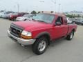 1999 Bright Red Ford Ranger XLT Extended Cab 4x4  photo #5